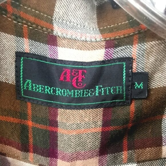 Abercrombie & Fitch Men's M Buttoned Plaid Shirt - Picture 7 of 16